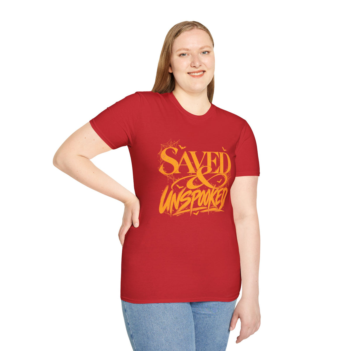 Saved & Unspooked - Halloween T-Shirt - CURVY