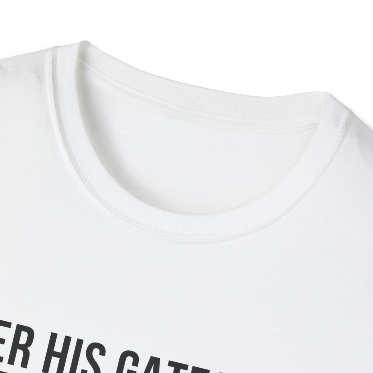 Enter His Gates With Thanksgiving T-Shirt (Light) CURVY