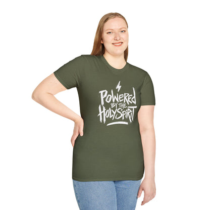 Powered by the HOLY SPIRIT Christian T-Shirt - CURVY