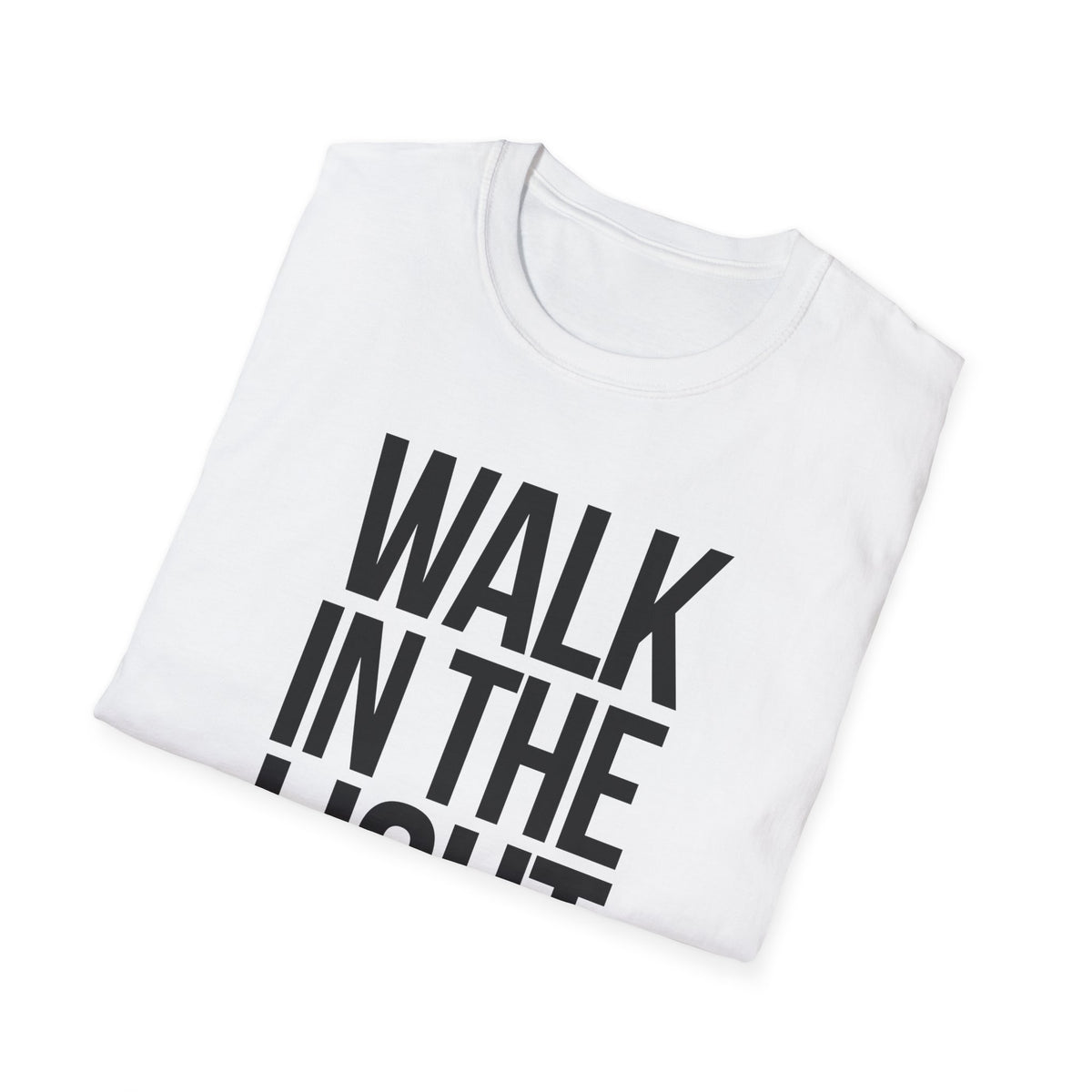 Walk in the Light T-Shirt (Light) - CURVY
