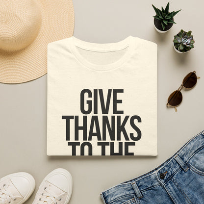 Give Thanks to the Lord T-Shirt (Light) - CURVY