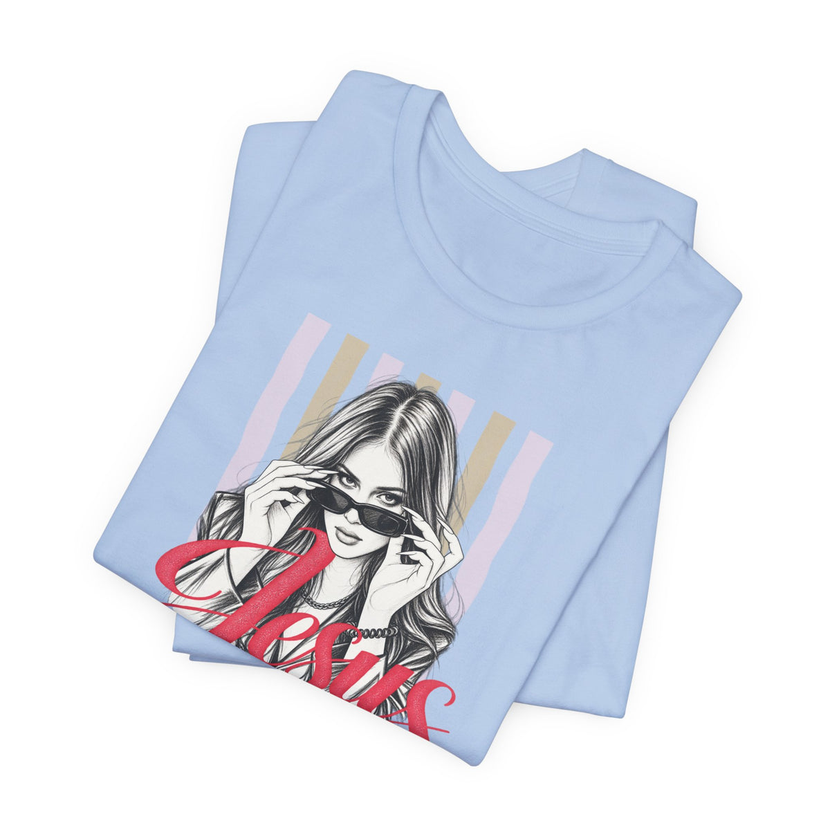 Jesus Is Still Working on My Facial Expressions Funny Tee