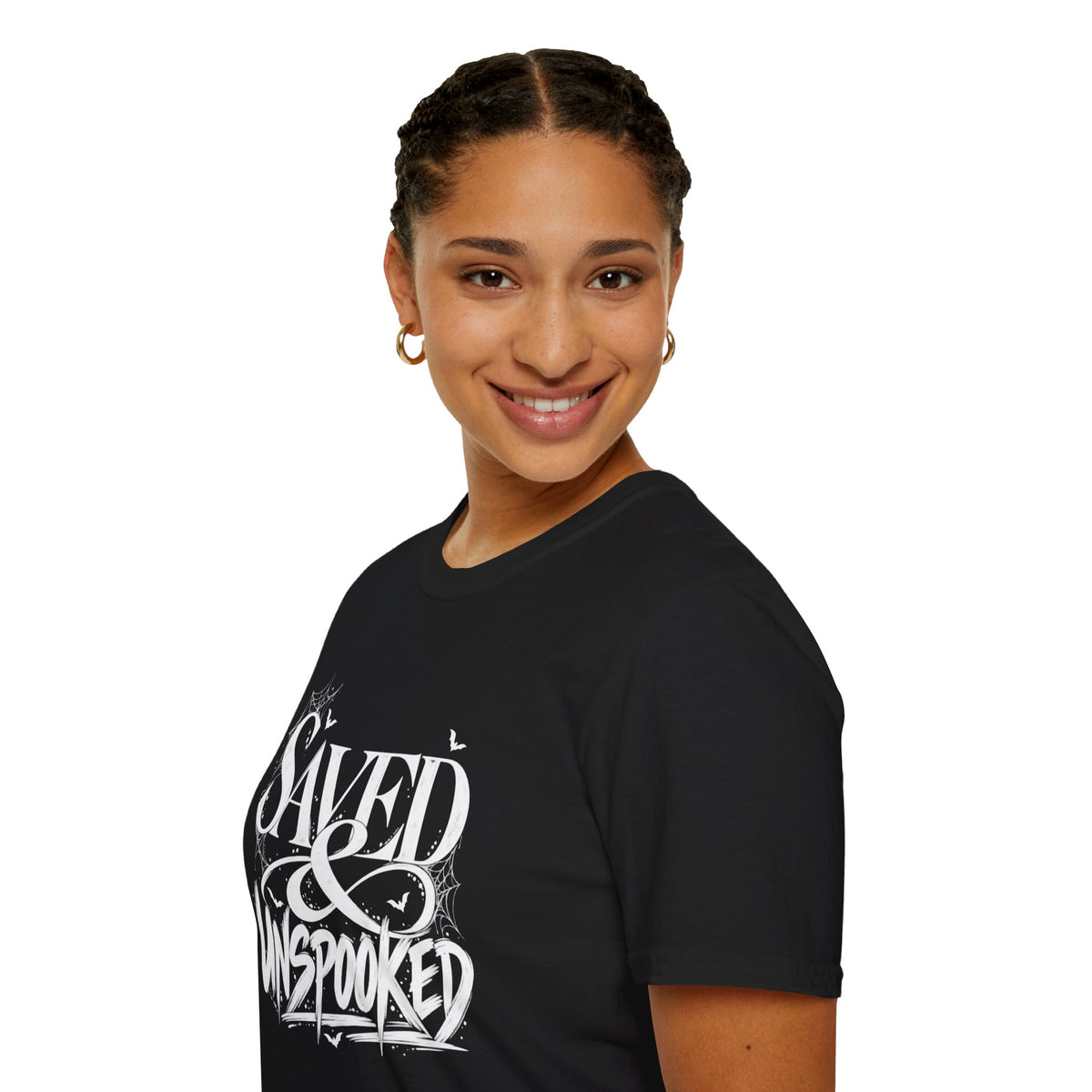 Saved & Unspooked Halloween T-Shirt - CURVY