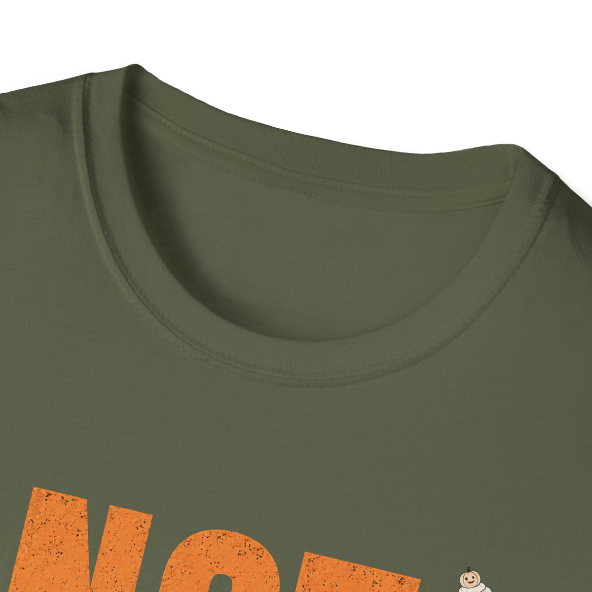 Not Today Boo Halloween T-Shirt - CURVY