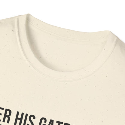 Enter His Gates With Thanksgiving T-Shirt (Light) CURVY