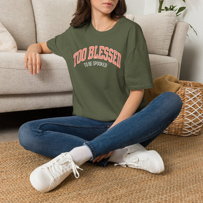 Too Blessed To Be Spooked Halloween T-Shirt