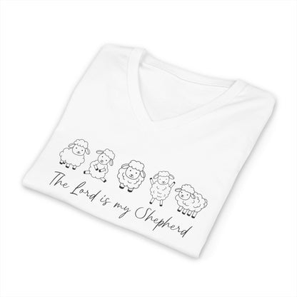 The Lord Is My Shepherd  V-Neck T-Shirt