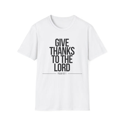 Give Thanks to the Lord T-Shirt (Light)