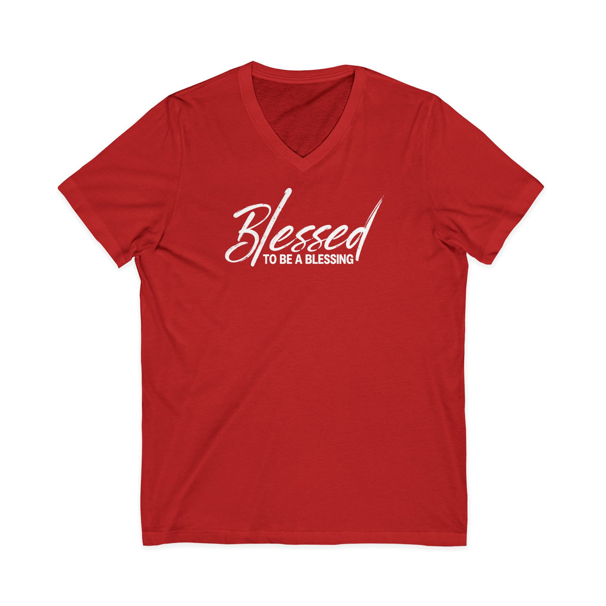 Blessed To be a Blessing V-Neck T-Shirt