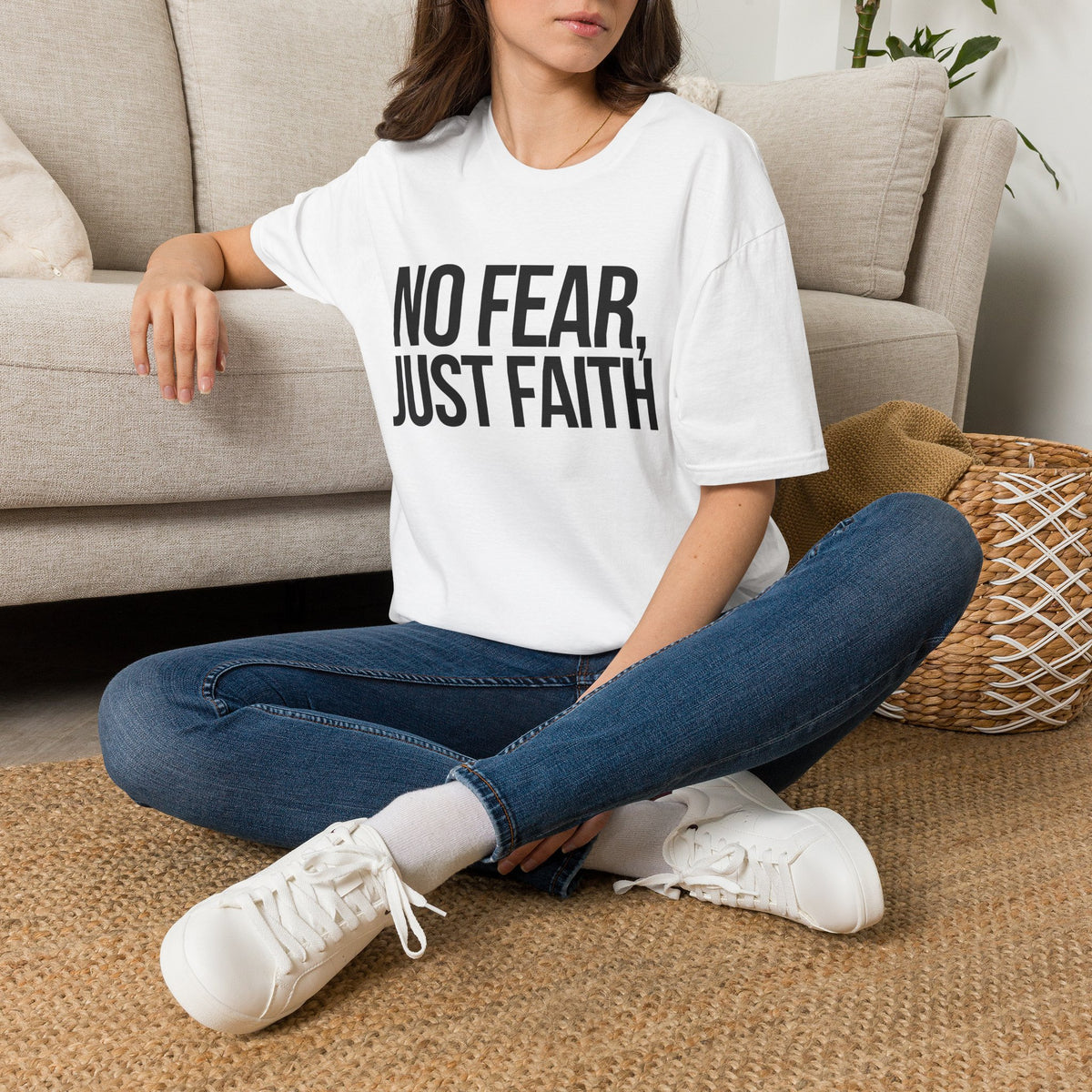 No Fear, Just Faith T-Shirt (Light)