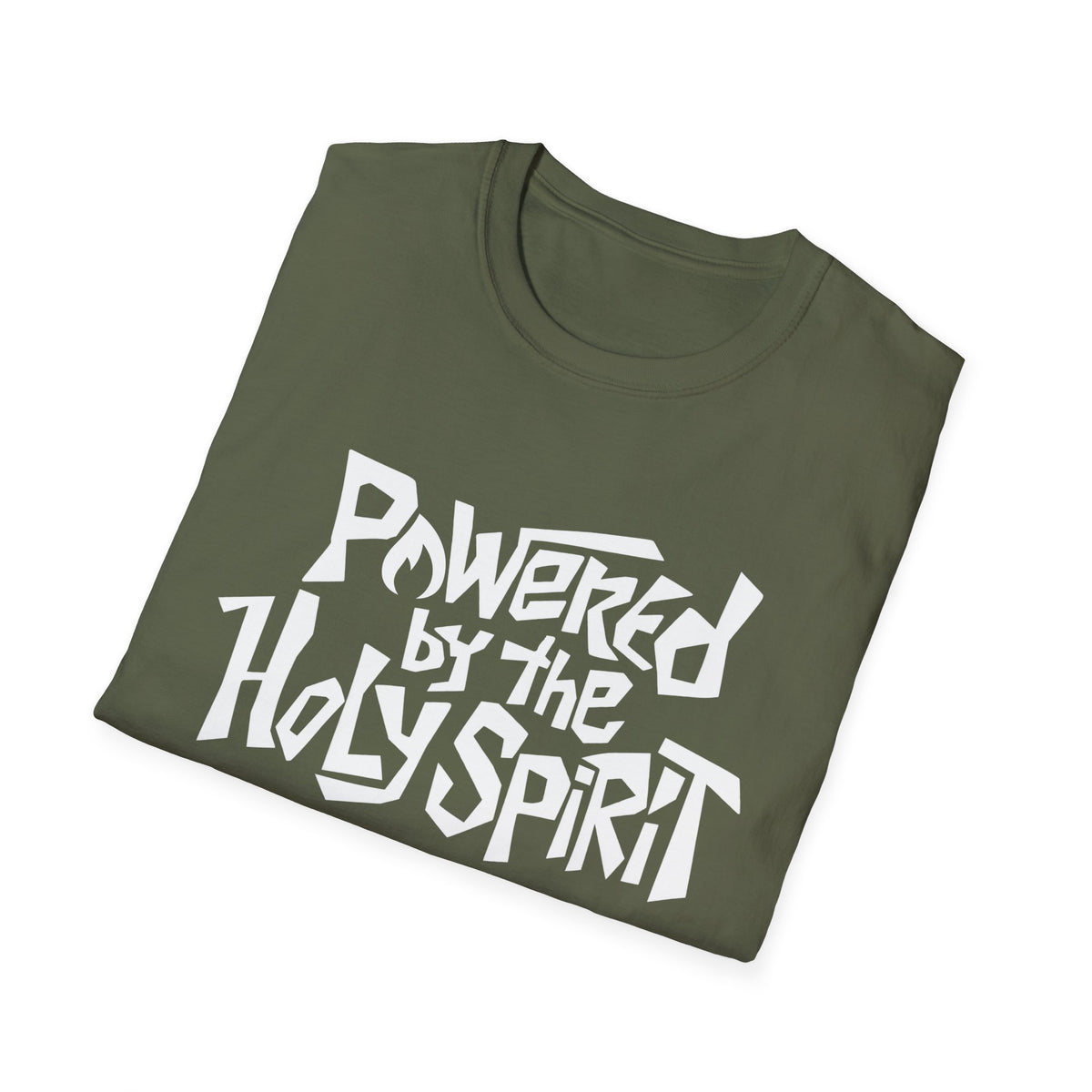 Powered by the HOLY SPIRIT Christian T-Shirt - CURVY