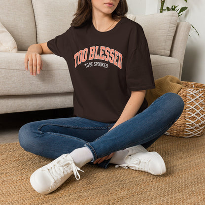Too Blessed To Be Spooked Halloween T-Shirt