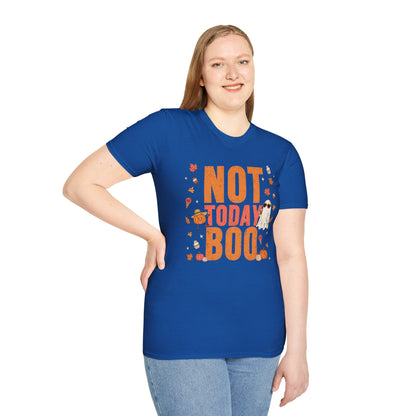 Not Today Boo Halloween T-Shirt - CURVY