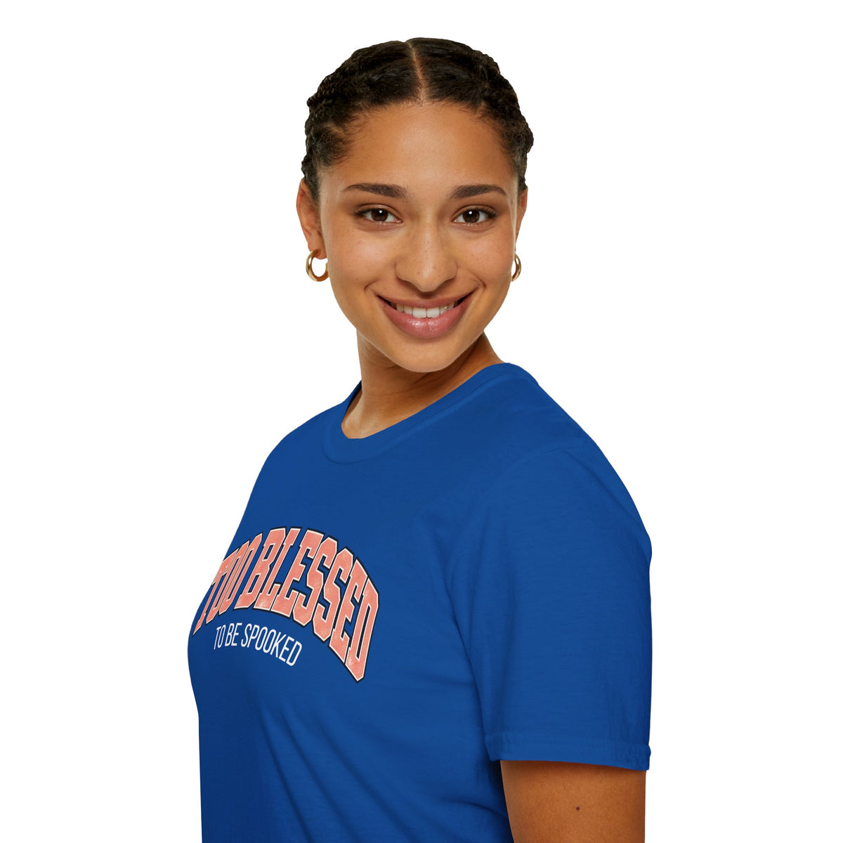 Too Blessed To Be Spooked Halloween T-Shirt - CURVY