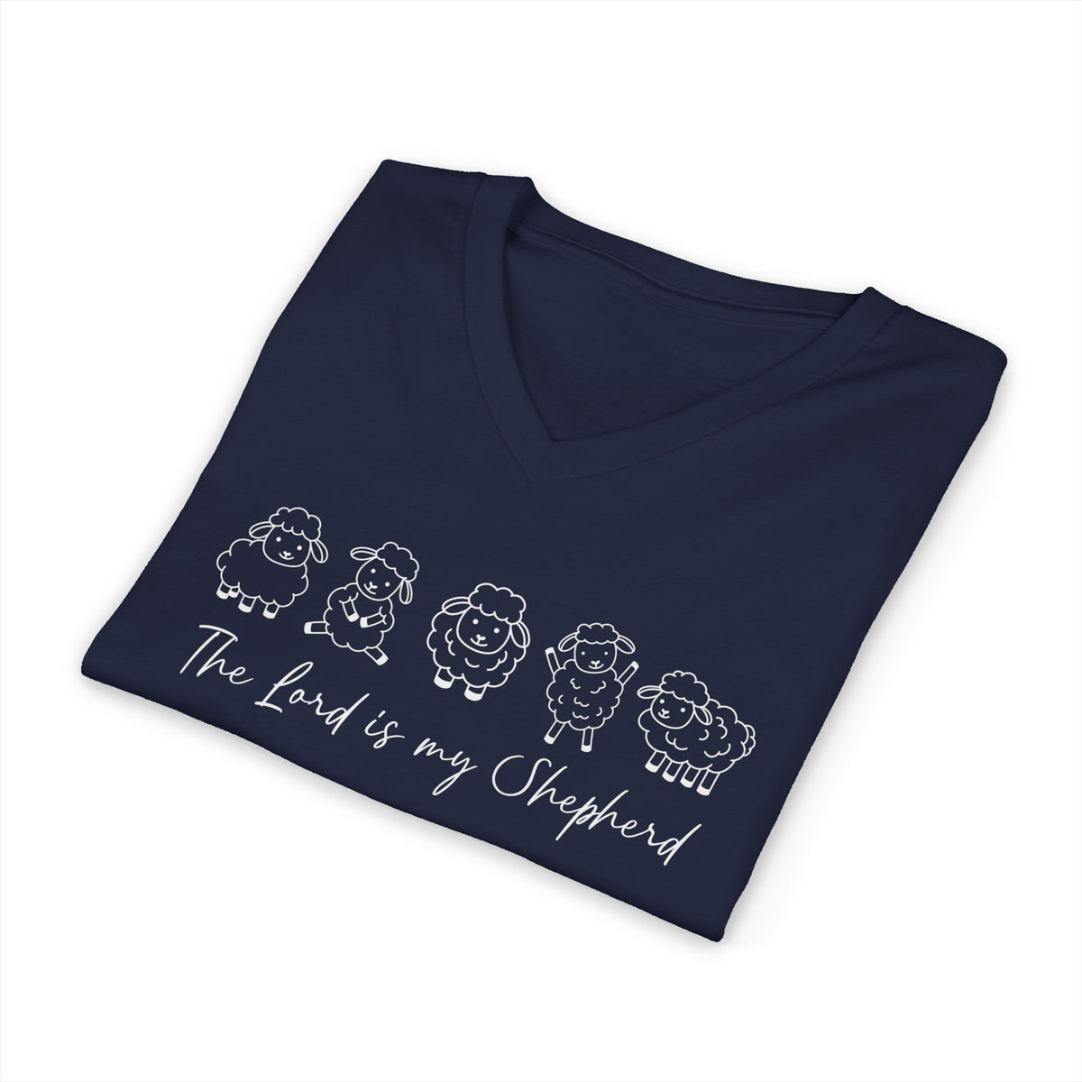 The Lord Is My Shepherd  V-Neck T-Shirt