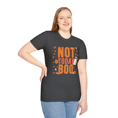 Not Today Boo Halloween T-Shirt - CURVY
