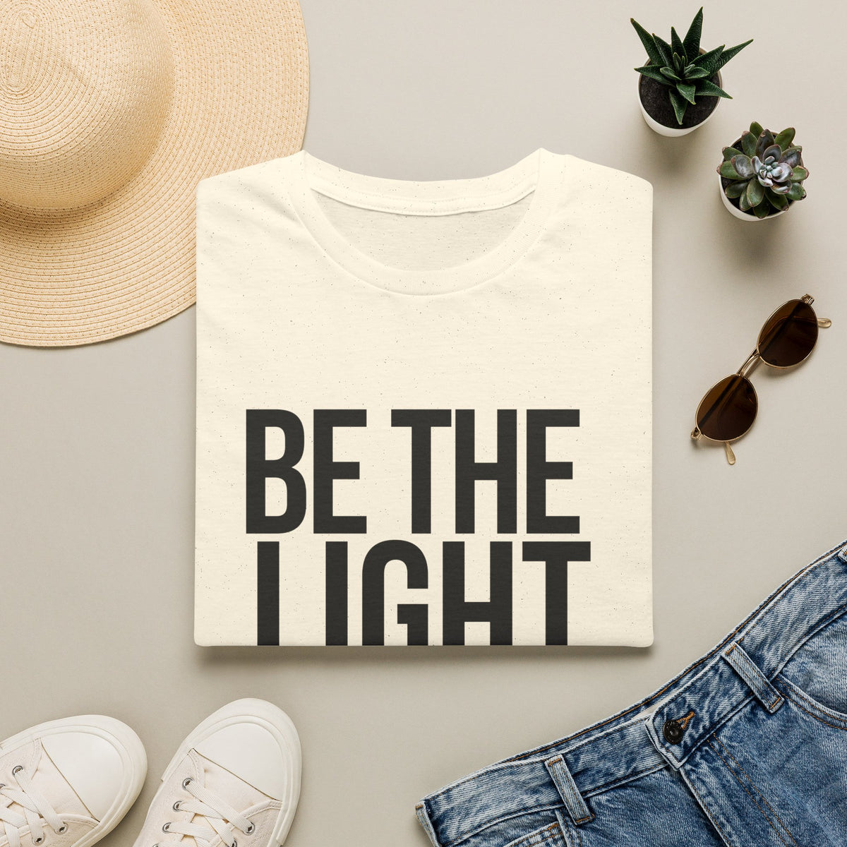 Be the Light T-Shirt (Light) - CURVY