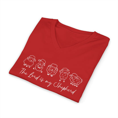 The Lord Is My Shepherd  V-Neck T-Shirt
