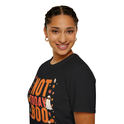 Not Today Boo Halloween T-Shirt - CURVY