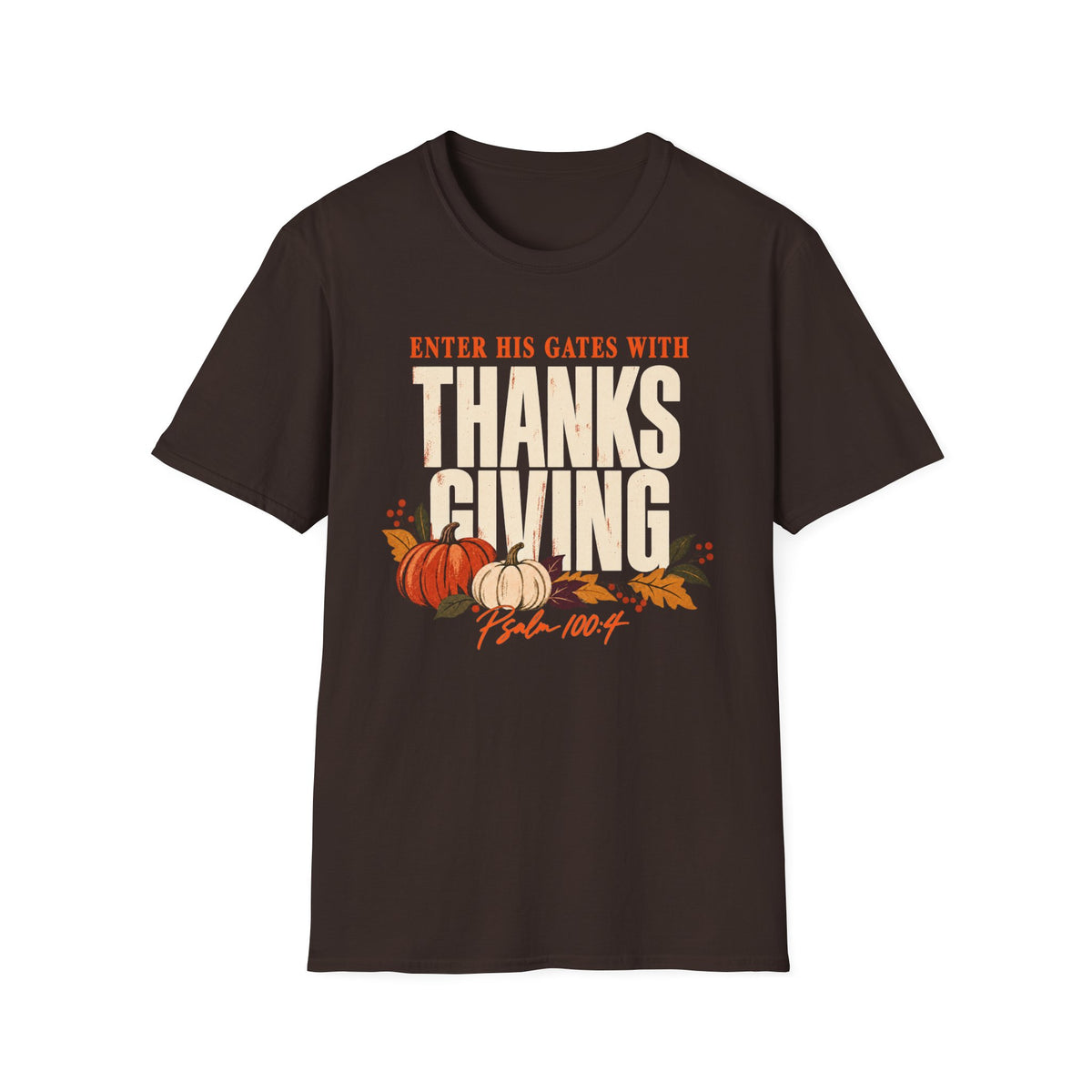 Enter His Gates With Thanksgiving T-Shirt - CURVY