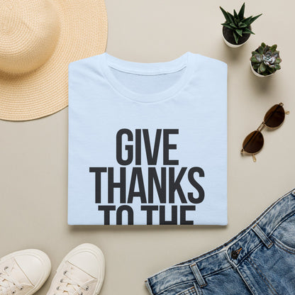 Give Thanks to the Lord T-Shirt (Light) - CURVY