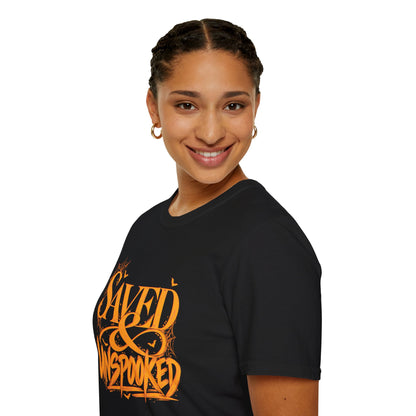 Saved & Unspooked - Halloween T-Shirt - CURVY