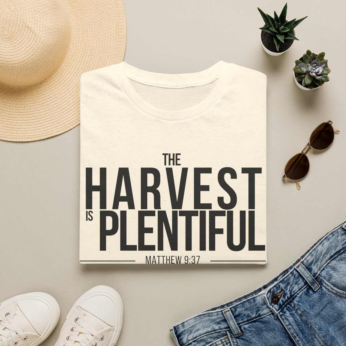 The Harvest Is Plentiful T-Shirt (Light) - CURVY