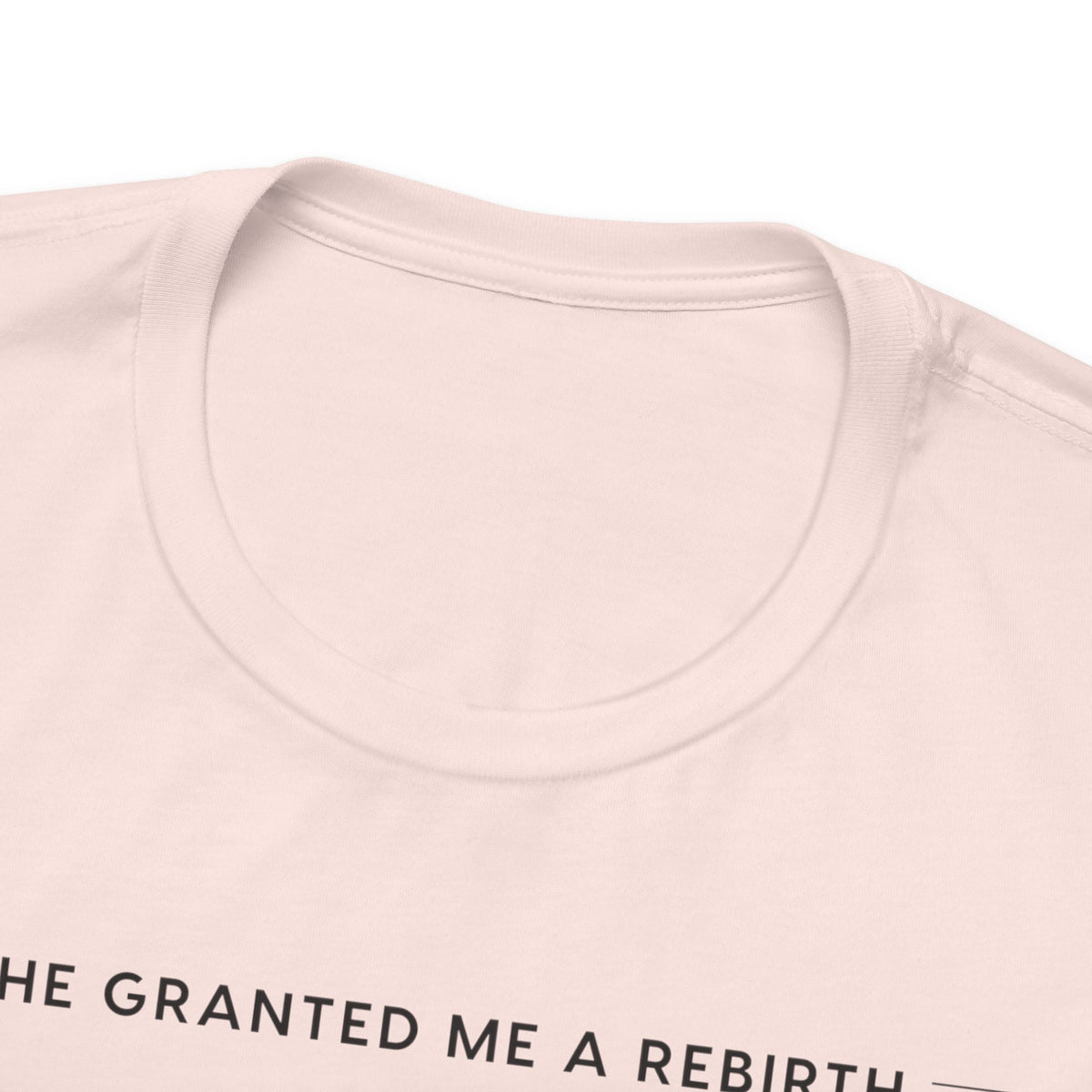 He Granted Me A Rebirth Unisex T-Shirt (Light)
