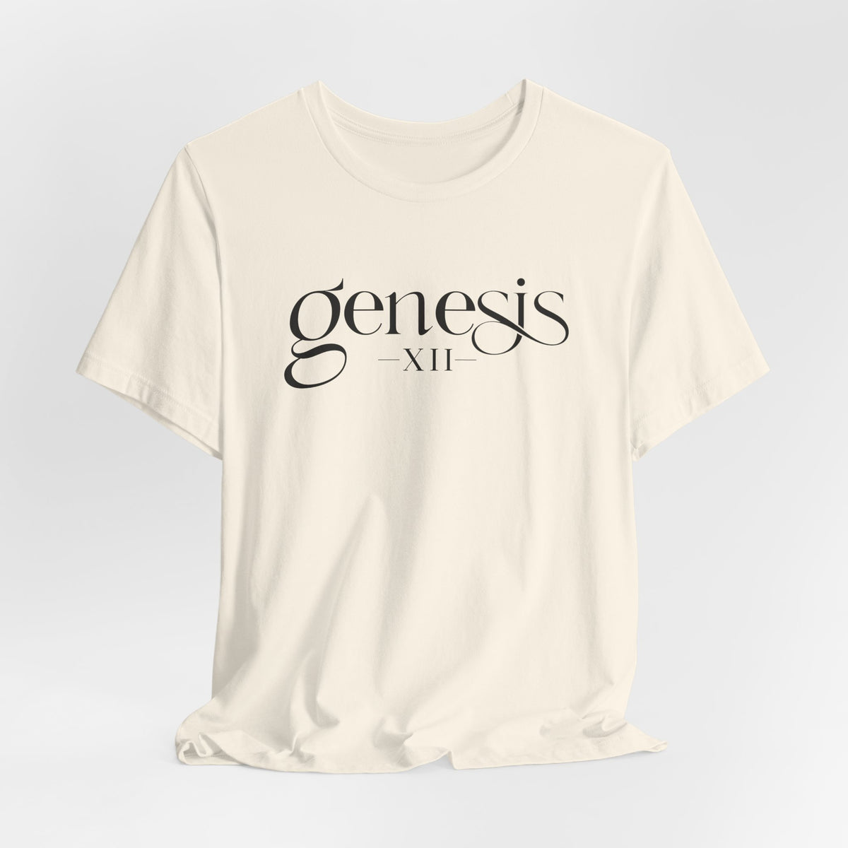 Genesis XII Unisex T-Shirt | Genesis 12 Bible Verse (Light)