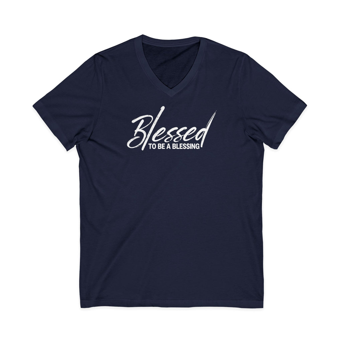 Blessed To be a Blessing V-Neck T-Shirt
