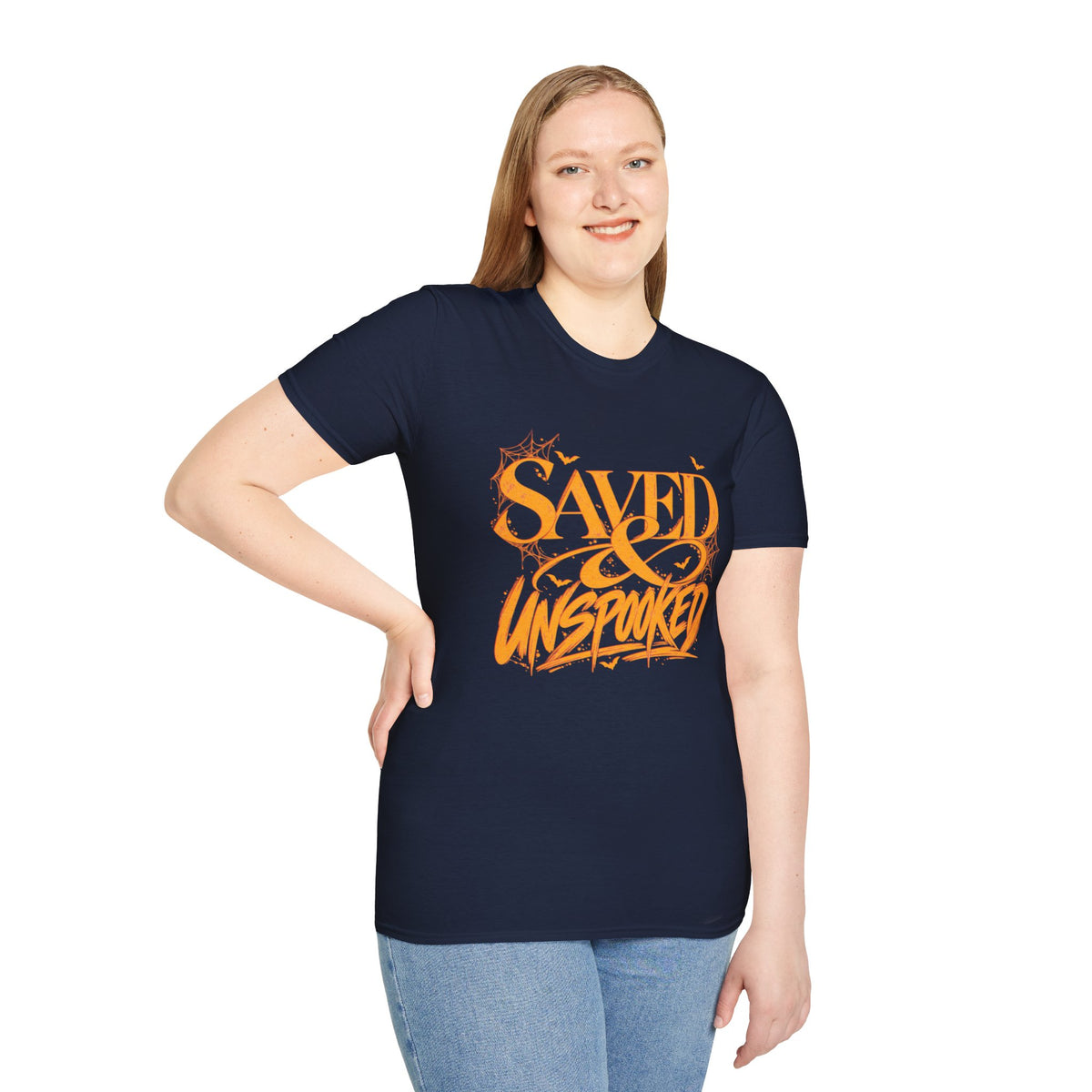 Saved & Unspooked - Halloween T-Shirt - CURVY