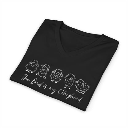 The Lord Is My Shepherd  V-Neck T-Shirt