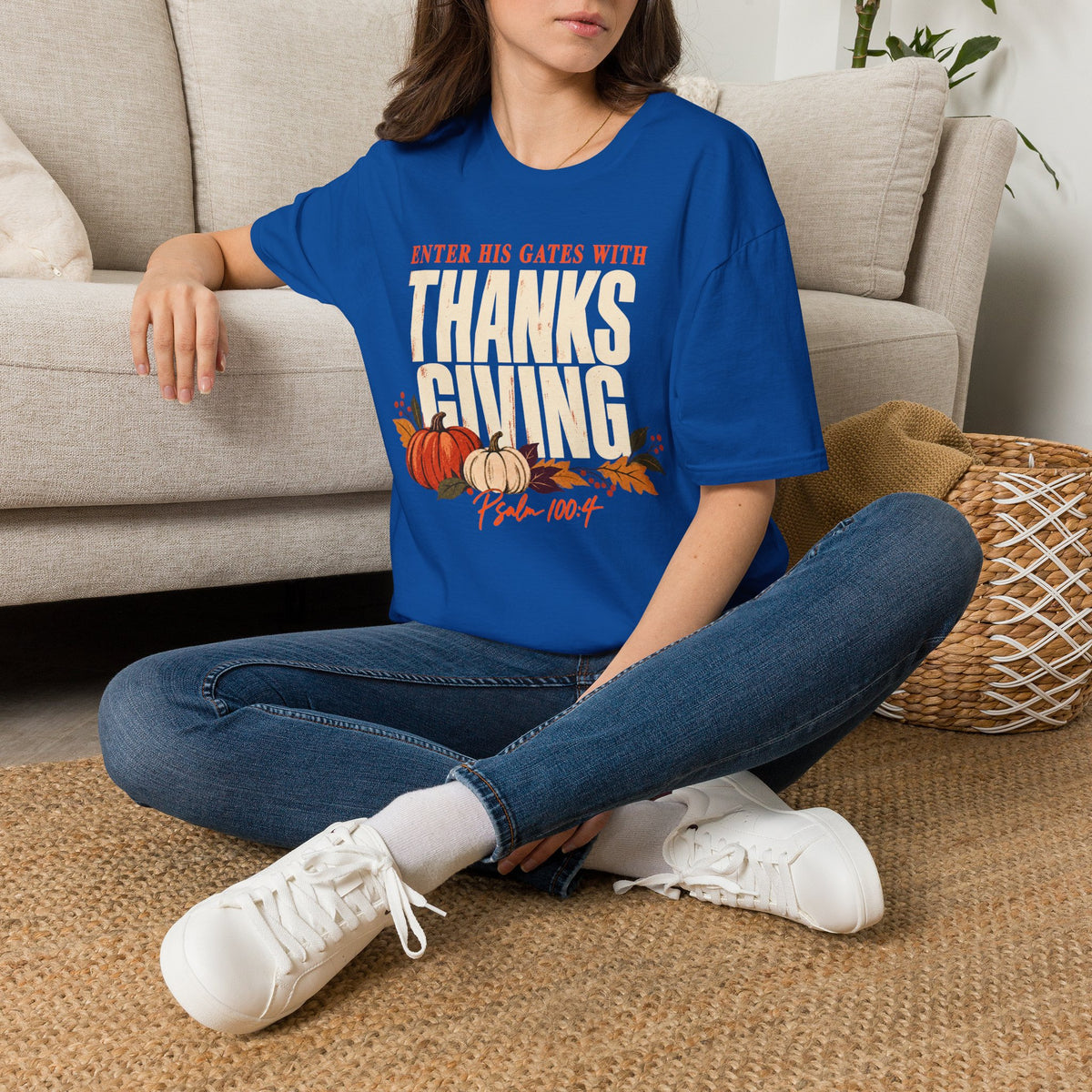 Enter His Gates With Thanksgiving T-Shirt