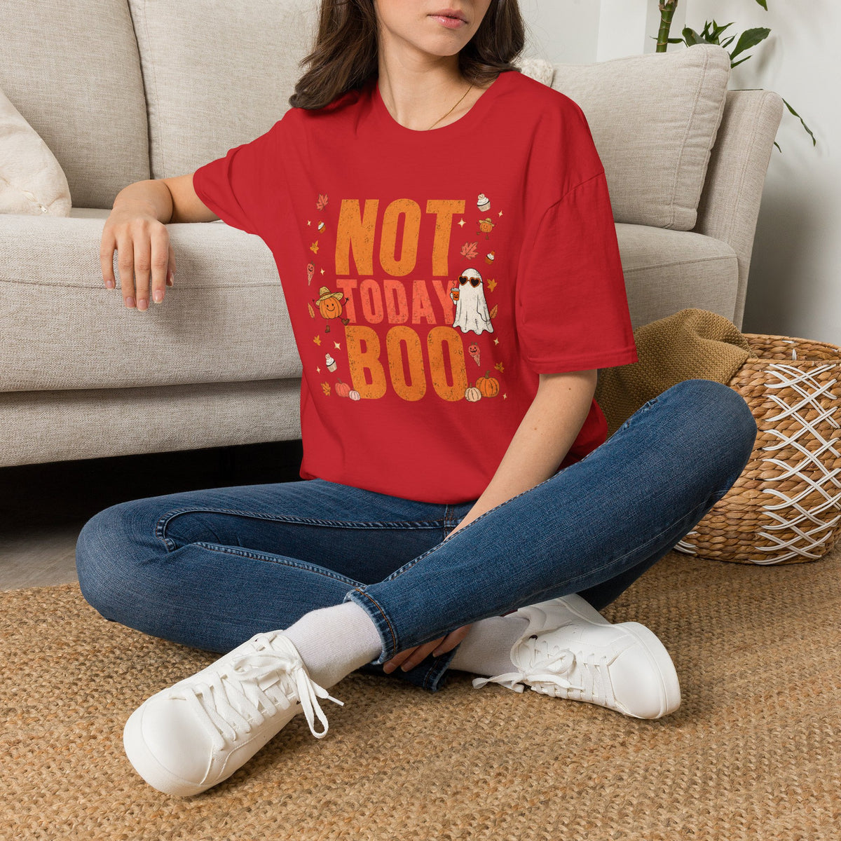 Not Today Boo Halloween T-Shirt