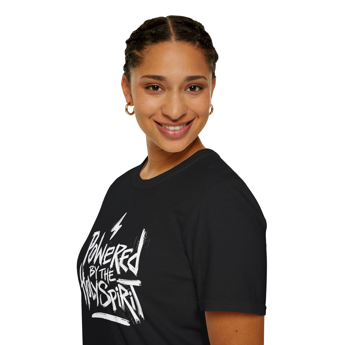 Powered by the HOLY SPIRIT Christian T-Shirt - CURVY