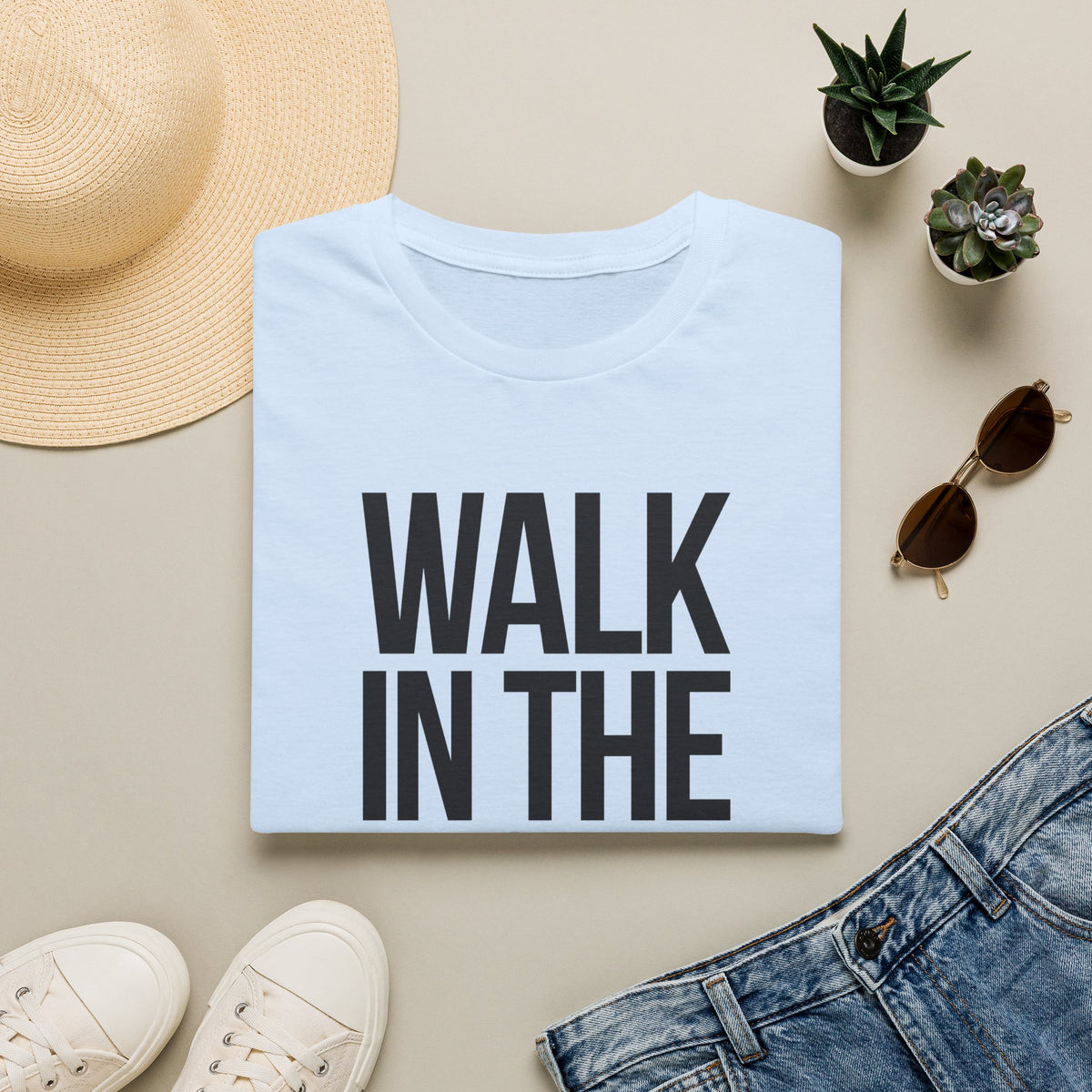 Walk in the Light T-Shirt (Light) - CURVY