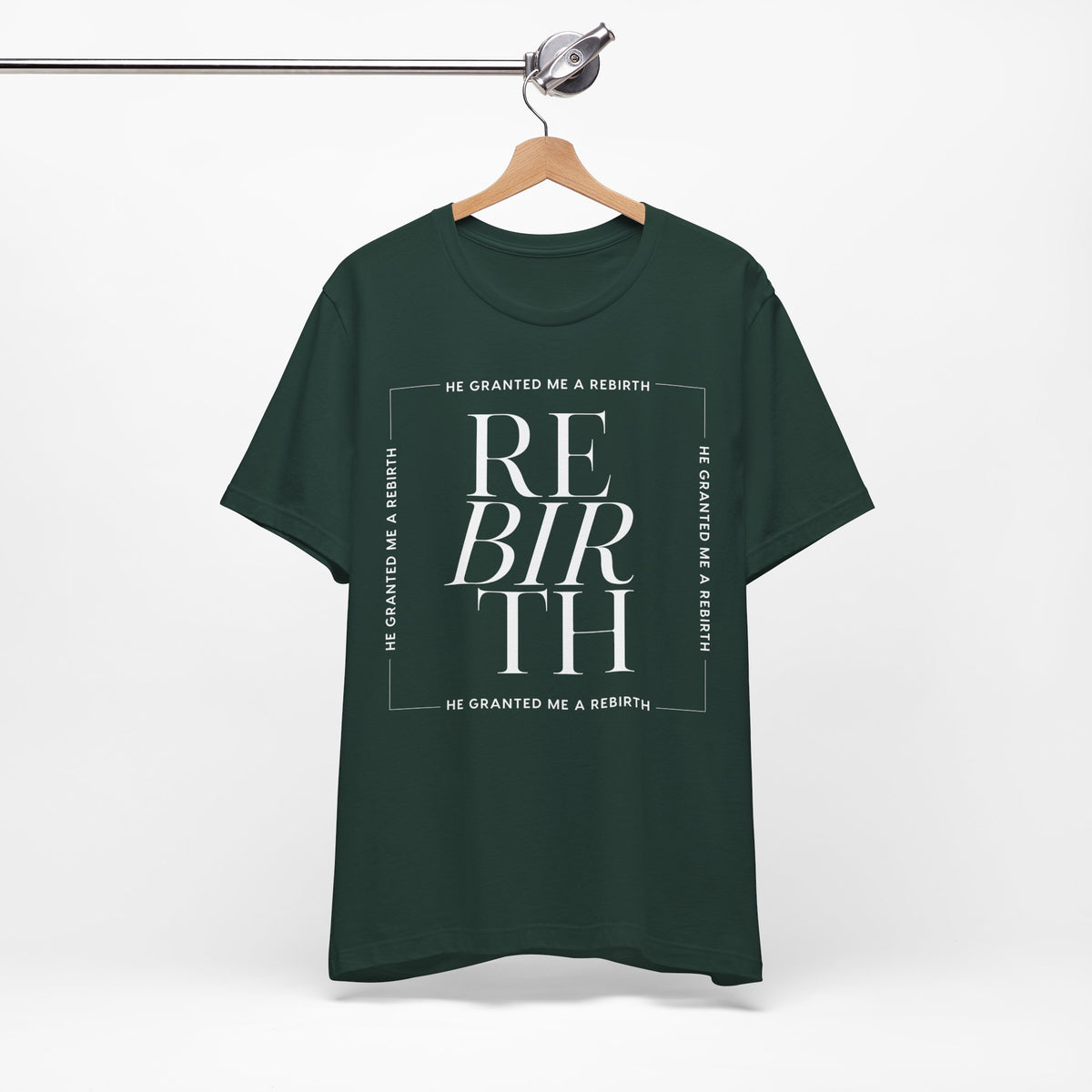 He Granted Me A Rebirth Unisex T-Shirt (Dark)