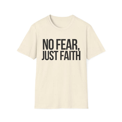 No Fear, Just Faith T-Shirt (Light) - CURVY