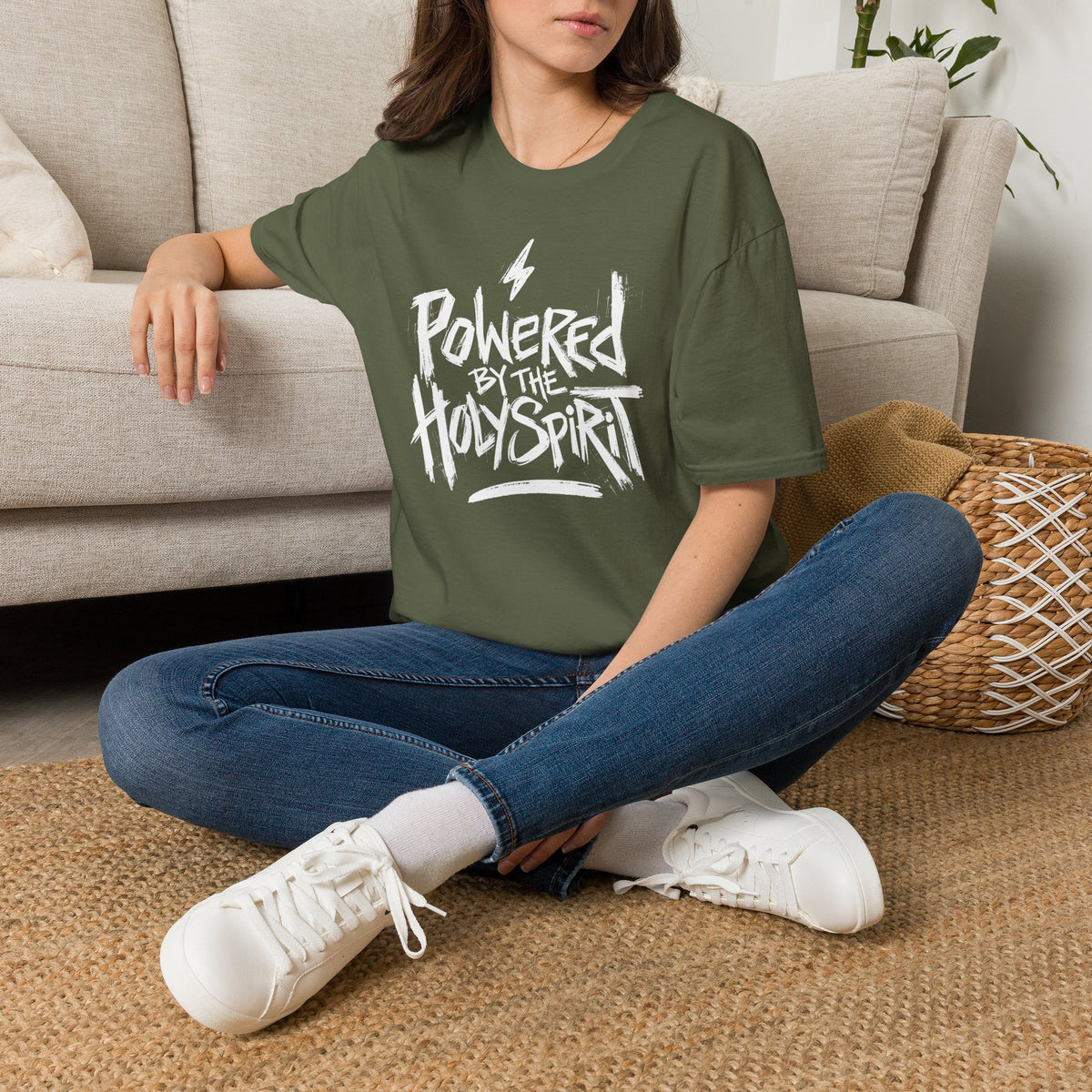 Powered by the HOLY SPIRIT Christian T-Shirt