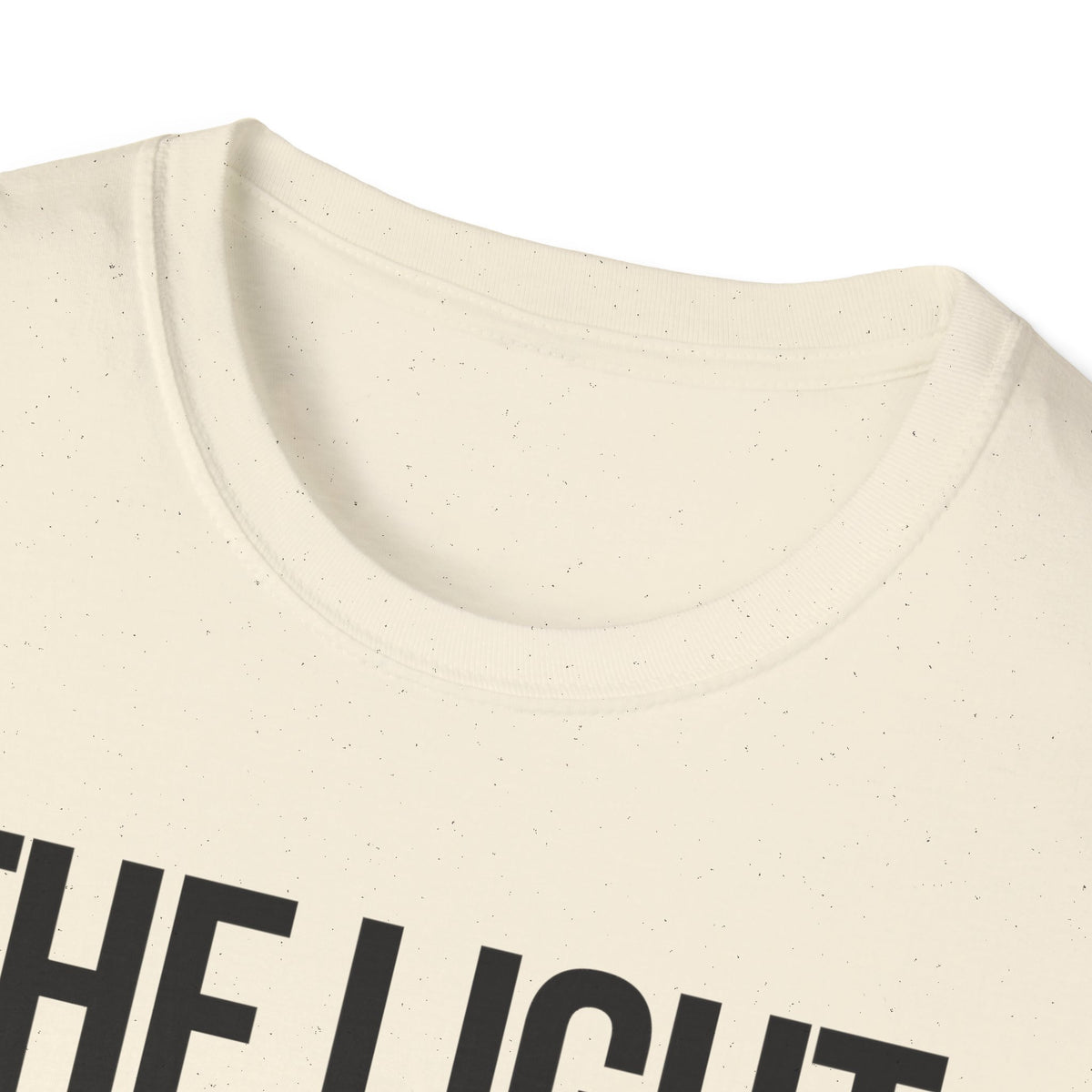 The Light Shines in the Darkness T-Shirt (Light) - CURVY