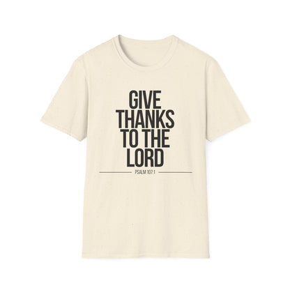 Give Thanks to the Lord T-Shirt (Light)
