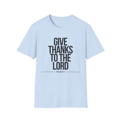 Give Thanks to the Lord T-Shirt (Light)