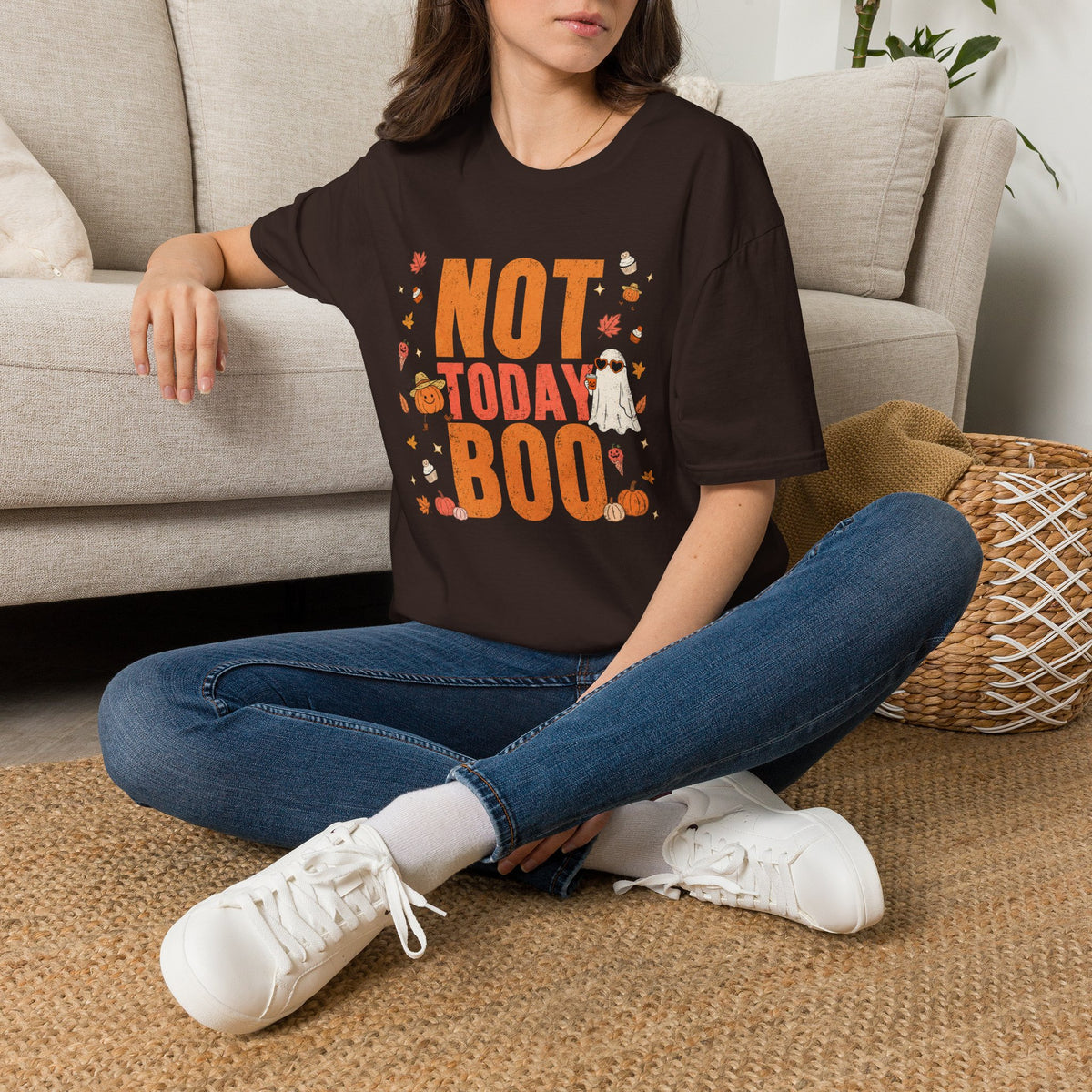Not Today Boo Halloween T-Shirt