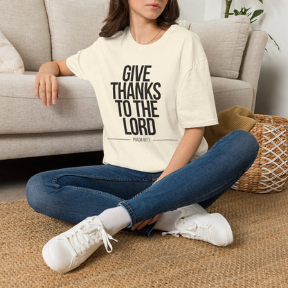Give Thanks to the Lord T-Shirt (Light)