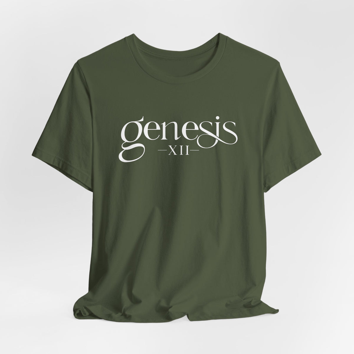 Genesis XII Unisex T-Shirt |Genesis 12 Bible Verse (Dark)