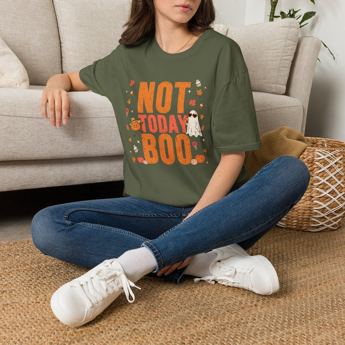 Not Today Boo Halloween T-Shirt