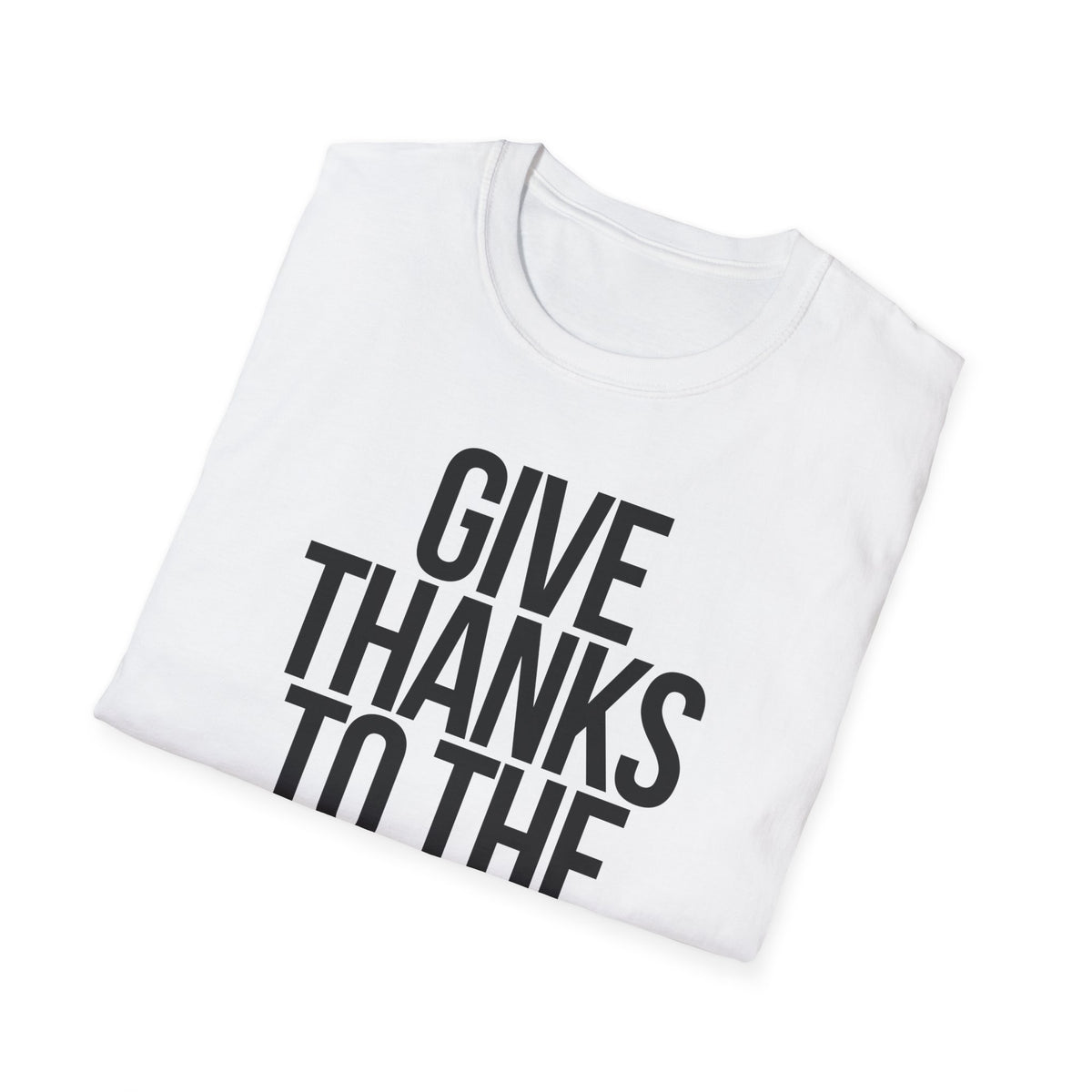 Give Thanks to the Lord T-Shirt (Light) - CURVY