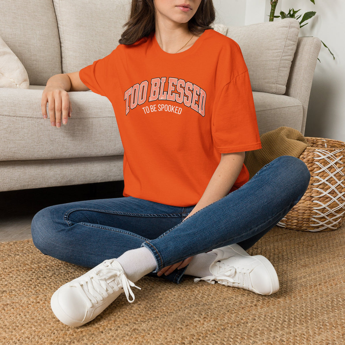 Too Blessed To Be Spooked Halloween T-Shirt