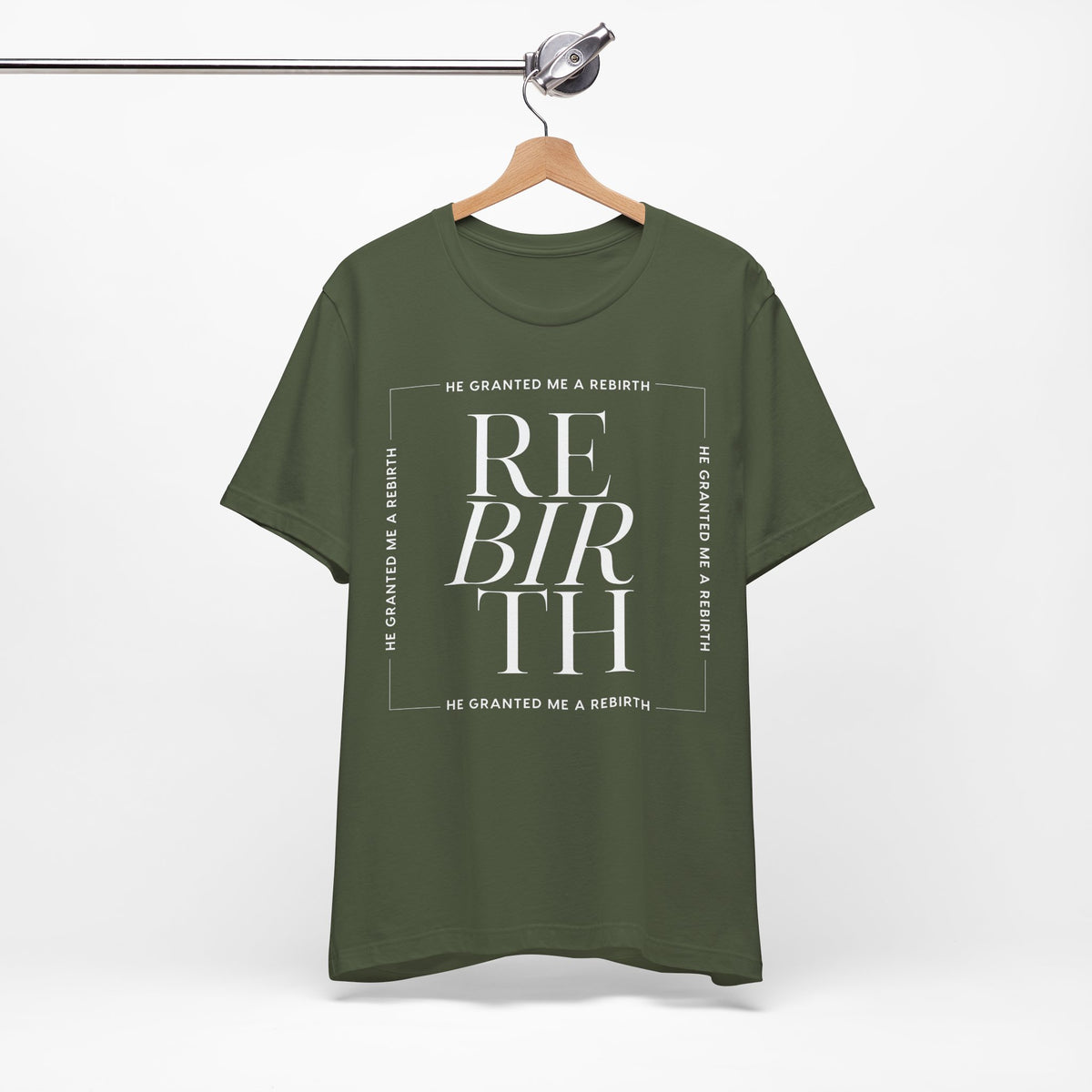 He Granted Me A Rebirth Unisex T-Shirt (Dark)