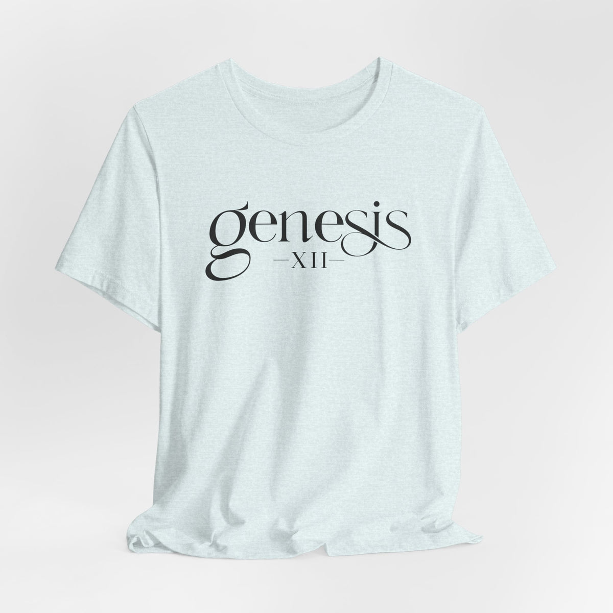 Genesis XII Unisex T-Shirt | Genesis 12 Bible Verse (Light)